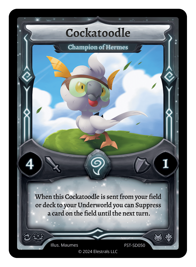 Cockatoodle - Champion of Hermes - FST-SD050